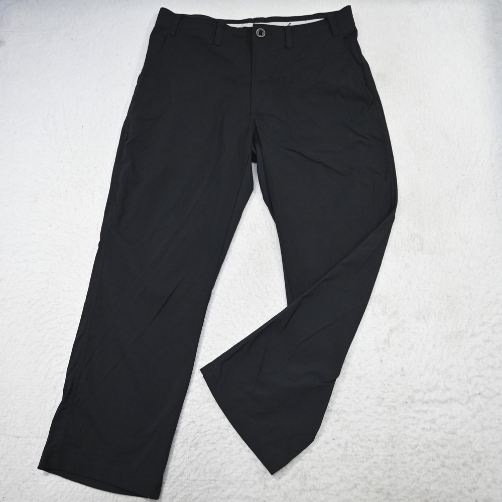 ExOfficio Hiking Pants Mens 32x27 Black‎ Lightweight Straight Leg Nylon Stretch - Picture 2 of 10
